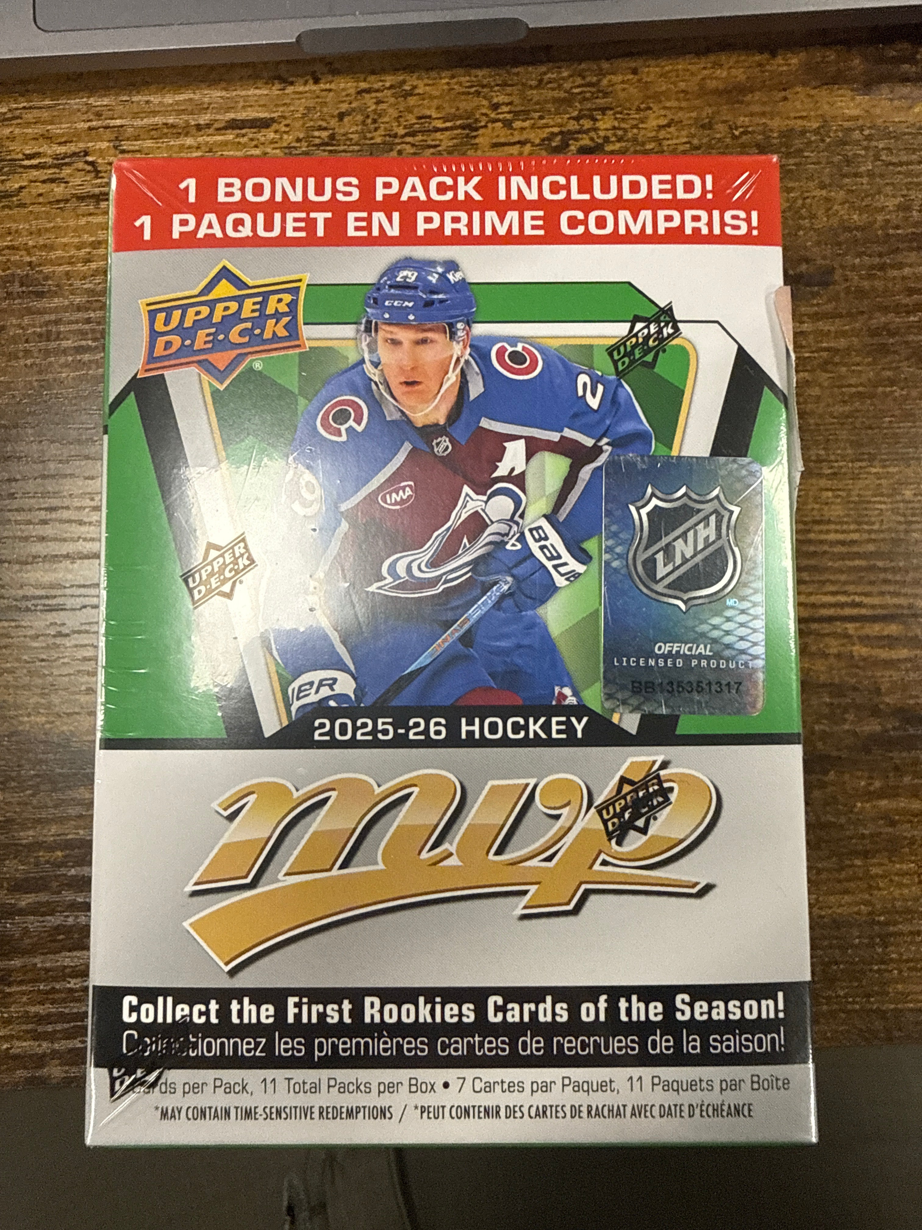 2025/26 Upper Deck MVP NHL Blaster
