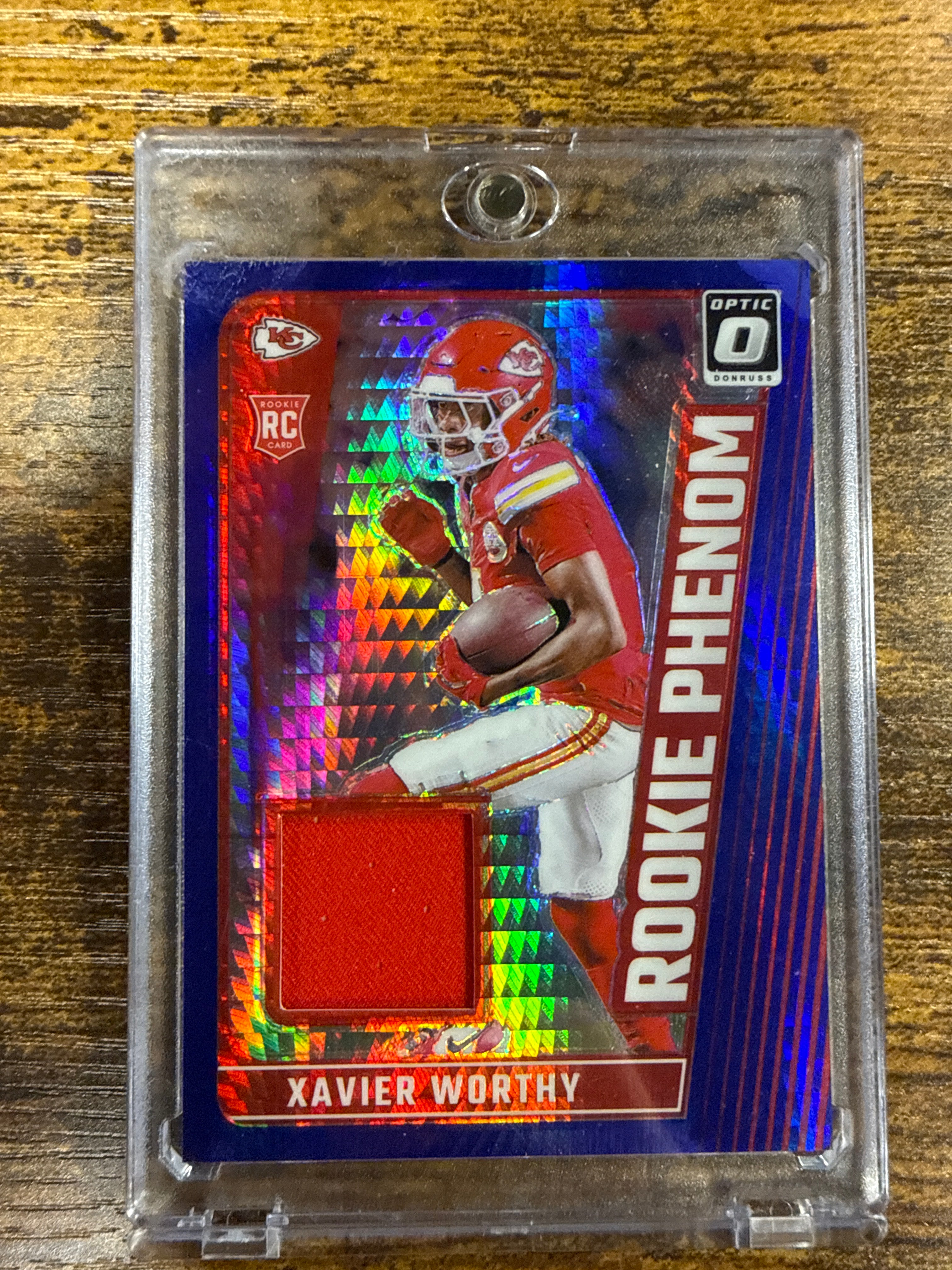 2024 Optic Rookie Phenom Xavier Worthy patch